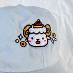Load image into Gallery viewer, Year of the Sheep Embroidered Cap - Ni De Mama Chinese Clothing
