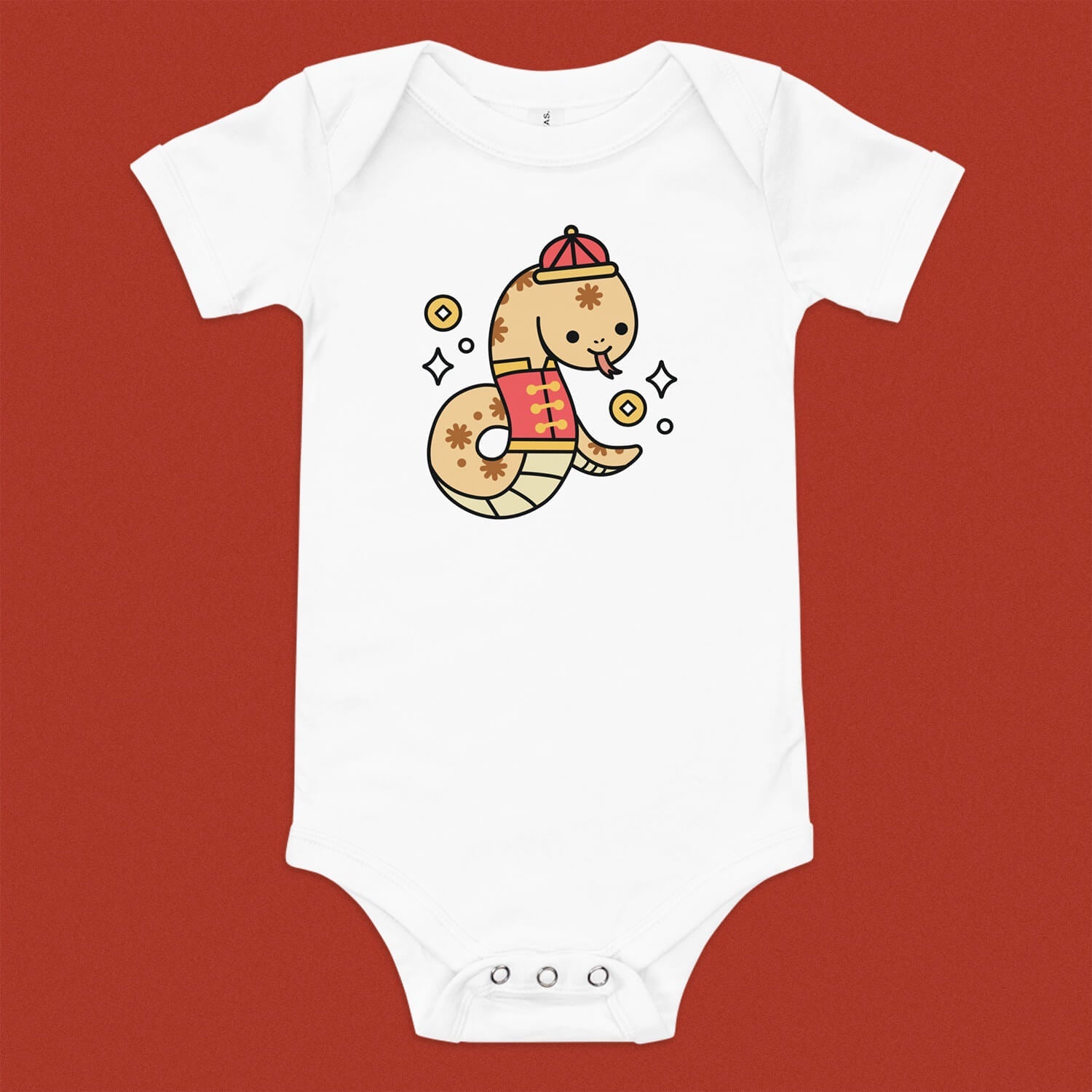Year of the Snake Baby Onesie - Ni De Mama Chinese Clothing