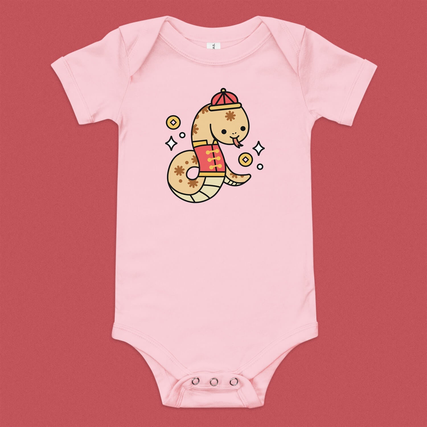 Year of the Snake Baby Onesie - Ni De Mama Chinese Clothing