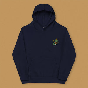 Year of the Snake Embroidered Kids Hoodie - Ni De Mama Chinese Clothing