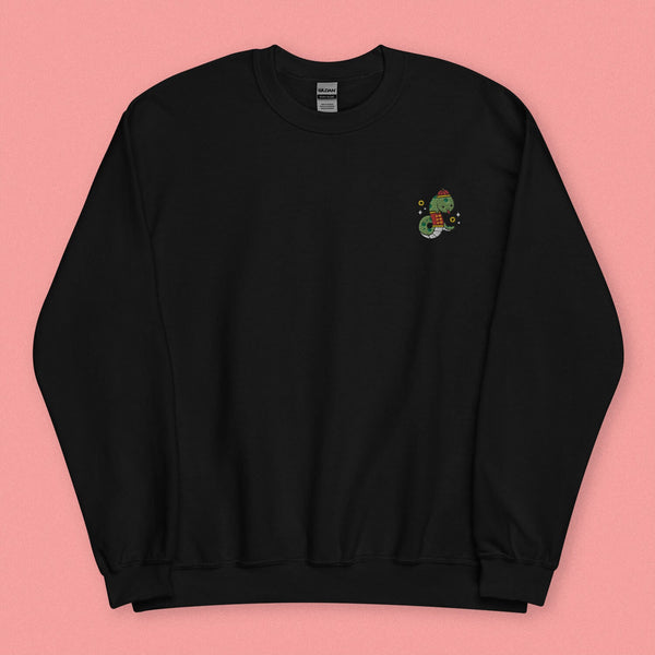 Year of the Snake Embroidered Sweatshirt - Ni De Mama Chinese Clothing