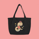 Load image into Gallery viewer, Year of the Snake Large Tote - Ni De Mama Chinese Clothing
