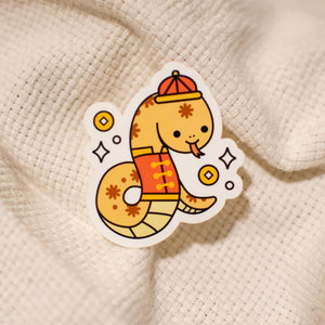 Year of the Snake Vinyl Sticker - Ni De Mama Chinese Clothing