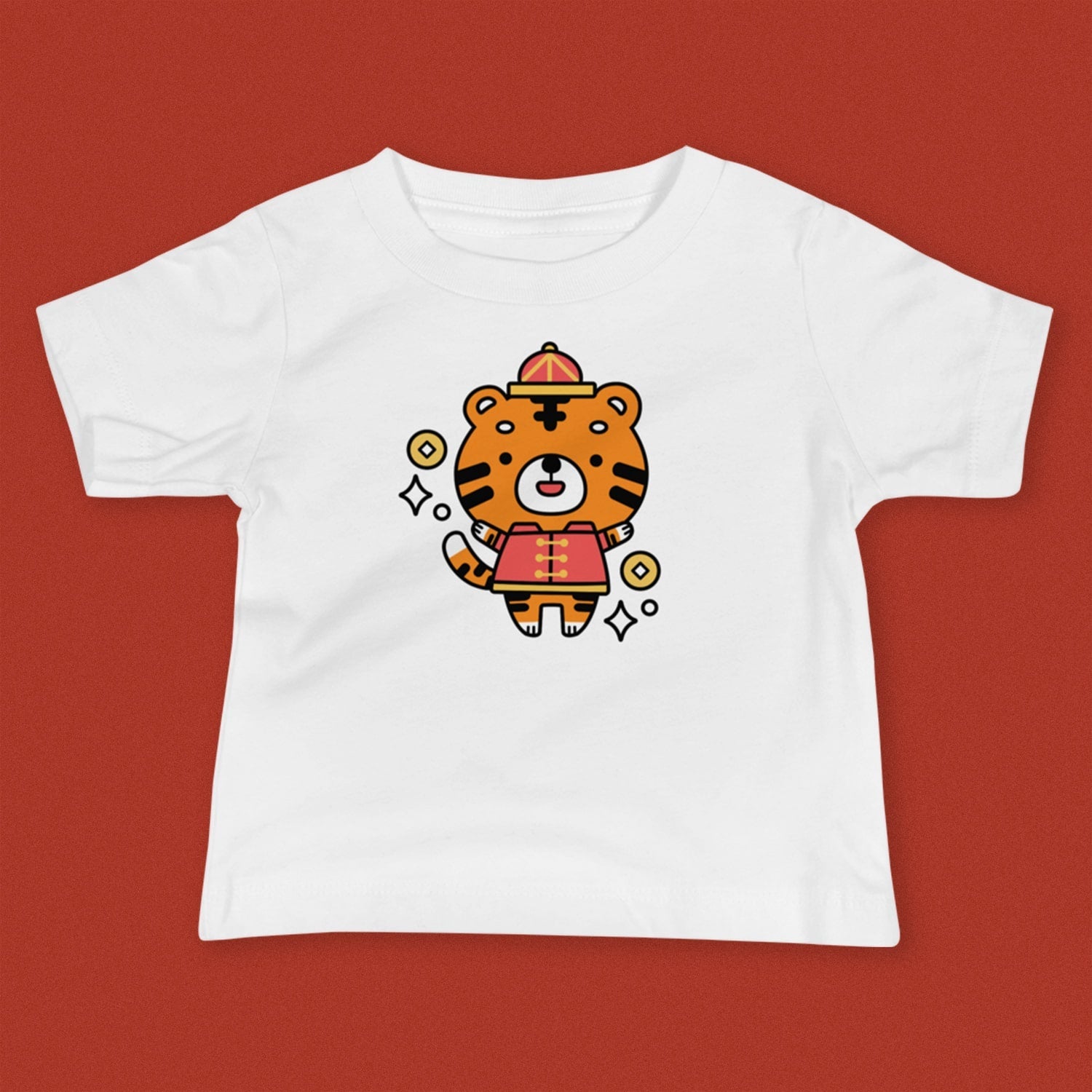 Year of the Tiger Baby T-Shirt - Ni De Mama Chinese Clothing