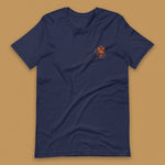 Load image into Gallery viewer, Year of the Tiger Embroidered T-Shirt - Ni De Mama Chinese - Inspired Clothing | Navy Blue , XS
