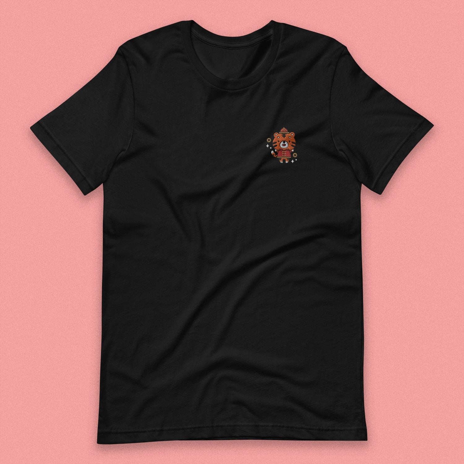 Year of the Tiger Embroidered T-Shirt - Ni De Mama Chinese Clothing